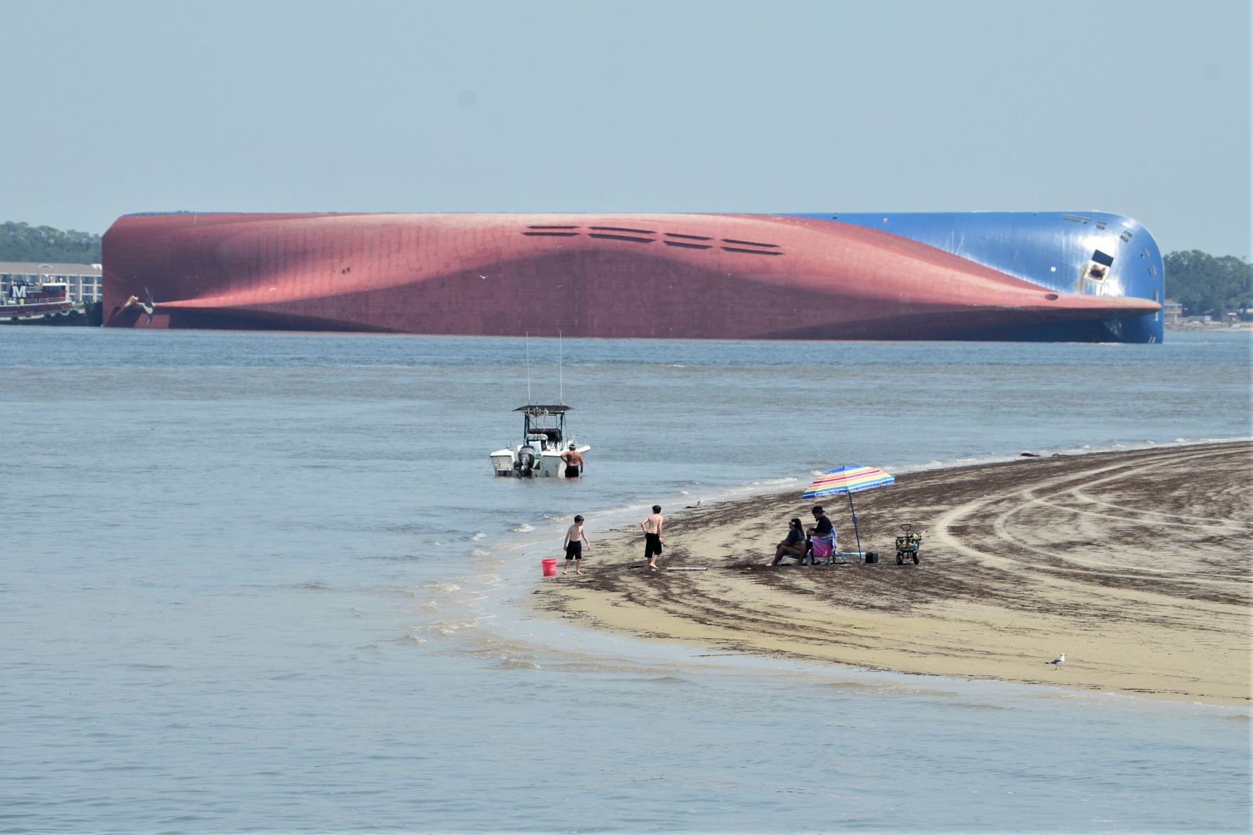 APTOPIX Georgia Cargo Ship